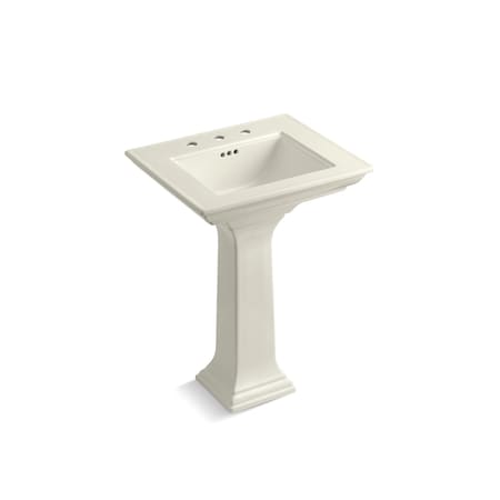 Kohler Stately 24 Pedestal Bathroom Sink W/ 8 Widespread Faucet Holes 2344-8-96